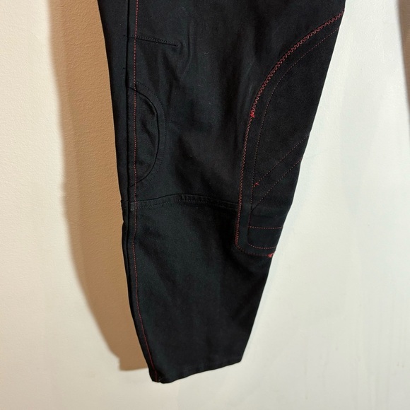 ARIAT SZ 32R 3/4 Length Riding Breeches Zipper Closure Pockets Compression Pants - Picture 7 of 16